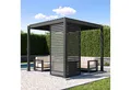 Produktbild: Mirador Pergola 1/3 Feste Lamellenwand 0.93m/1.23m, (Packung, 1-tlg), Aluminium Lamellenwand für Mirador 111DA Pergola Anthrazit