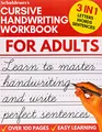Produktbild: Cursive Handwriting Workbook for Adults: Learn Cursive Writing for Adults (Adult Cursive Handwriting Workbook)