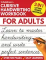 Produktbild: Cursive Handwriting Workbook for Adults Scholdeners Taschenbuch Englisch 2020