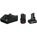 Produktbild: Bosch Professional - Bosch Akku-Starter-Set 12V 1x 2,0 Ah + 1x 4,0 Ah + Lader gal 12V-40 im Karton