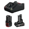 Produktbild: 3165140990219 ZESTAW STARTOWY GBA 12V 4.0AH + GBA 12V 2.0 AH + GAL12V-40 BOSCH