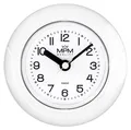 Produktbild: MPM-Quality Wanduhr Bathroom clock rund 135 mm Kunststoff Weiß