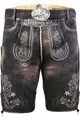 Produktbild: Edelnice Trachtenmode hochwertige Kurze Trachtenlederhose aus Ziegenleder Alex Gr. 46