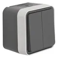 Produktbild: Berker Wipptaster grau 2S Aufputz W.1 IP55 matt - 50753515