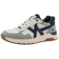 Produktbild: Mustang Shoes Giacinto Sneaker Freizeitschuh, Halbschuh, Schnürschuh im modischen Kontrast-Look grau 40 EU