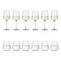 Produktbild: Gläserset Lichtweiss Julie Weißweingläser + Wassergläser 12er-Set Ritzenhoff