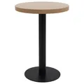 Produktbild: vidaXL Bistrotisch Hellbraun 60 cm MDF NEU