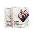 Produktbild: 2x Fuji Instax Square White Marble Film 10 Blatt Marmor Sofortbildfilm Instant