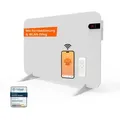 Produktbild: Infrarotheizung 450W Smart Dual-Infrarotheizung mit Display - Stand/Wandmontage + Fernbedienung - Weiß