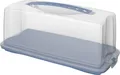 Produktbild: Rotho Kuchenbehälter Fresh Cake mit Klickverschluss horizon blau