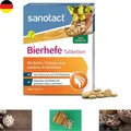 Produktbild: sanotact Bierhefe Tabletten 400 Tabletten 100% natürliche Bierhefe 6 B-Vitaminen