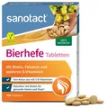 Produktbild: Hefe Tabletten Biotin B-Vitamine Haut Haare 400 Stück vegan sanotact