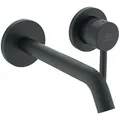 Produktbild: Ideal Standard Wand-Waschtischarmatur Ceraline Unterputz, Ausladung 180mm A6938XG Schwarz