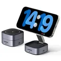 Produktbild: UGREEN 2IN1 QI-LADEGERÄT FÜR IPHONE AIRPODS 20W MIT USB-C AUF USB-C KABEL 1M