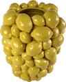 Produktbild: Handgefertigte stylische gelbe Vase 19 x 19 x 26 Steingut naturgetreuen ZITRONEN