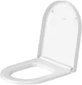 Produktbild: Duravit Me By Starck WC Sitz  Scharn. Edelstahl ohne Absenkautomatik 0020010000