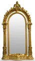 Produktbild: Pompöös by Casa Padrino Barock Spiegel Gold 134 x H. 257 cm - Handgeschnitz