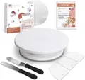 Produktbild: WENBURG Back-Set Kuchenständer Drehteller Tortendekorations-Set - 7 Teile