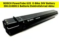 Produktbild: BOSCH PowerTube 625  E-Bike 36V Battery EB12100011 Batterie Elektrofahrrad-Akku