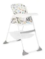 Produktbild: Joie mimzy™ snacker Hochstuhl 6 Monate bis 15 kg, kompakt faltbar, Einhand-Faltmechanismus, 3-fach verstellbare Rückenlehne, 5-Punkt-Gurt, Tablett mit Getränkehalter, Alphabet