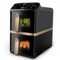 Produktbild: Philips NA462 Heißluftfritteuse 2750W 10L Digital 6 Programme Schwarz Gold