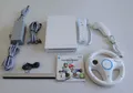Produktbild: Nintendo Wii Konsole Weiß Mario Kart Wii Wheel Lenkrad Remote & Nunchuk komplett