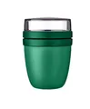 Produktbild: Mepal Müslibecher to go, Klein, praktischer Joghurtbecher to go - Unterteilung für Joghurt & Müsli - Geeignet für Gefrierschrank, Mikrowelle & Spülmaschine - 300 ml + 120 ml - Vivin Green