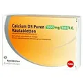 Produktbild: Calcium D3 Puren 1000 mg/880 I.E. Kautabletten 90 St