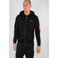 Produktbild: Alpha Industries Back Print Zip Hoody schwarz S