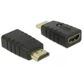 Produktbild: Adapter HDMI (Stecker) > HDMI (Buchse), EDID Emulator schwarz