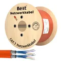 Produktbild: CAT 7 Duplex Netzwerkkabel 250m Reines Kupfer LAN Verlegekabel S/FTP 10Gbit