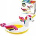 Produktbild: Schwimmbecken 272x193x104 Einhorn mit Sprinkler #57441NP INTEX