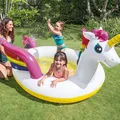 Produktbild: Intex Riesen Spray Einhorn Kinder Schwimmbecken Swimmingpool Pool Planschbecken