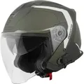 Produktbild: Bogotto Motorradhelm H586 BT Illus Bluetooth Jethelm, integriertes Kommunikationssystem,integriertes Sonnenvisier schwarz L