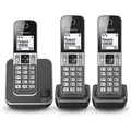 Produktbild: Panasonic kx-tgd313nlg Festnetztelefone 3 Stück schwarz silber