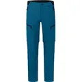 Produktbild: Bergson Outdoorhose LEBIKO Zipp-Off Herren Wanderhose, robust, elastisch, Normalgrößen, Saphir blau blau normal | 46