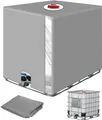 Produktbild: IBC Tank Abdeckung 1000L, IBC Container Zubehör, Wassertank Abdeckplane mit 
