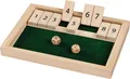 Produktbild: Würfelspiel Shut the box | 25,5 x 17,5 x 2,3 cm , Holz, 2 Würfel, per Stück