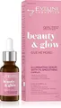 Produktbild: Eveline Cosmetics Beauty&Glow Illuminierendes Serum mit natürlichem Botox-Effekt - Veganes, Hydratisierendes & Glättendes Gesichtsserum mit Ferulasäure & Argireline - 30ml