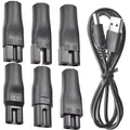Produktbild: USB Ladegerät Set Rasierer Bartschneider Haarschneider Schönheitsinstrumente