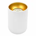 Produktbild: Deckenspotleuchte Riti Deckenleuchte Aufbauleuchte Strahler weiss gold Ø85mm