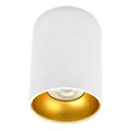Produktbild: Deckenspotlampe Deckenlampe Aufbaulampe Anbaulampe weiss gold Deckenstrahler