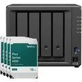 Produktbild: Synology DS425+ 64TB Plus HDD NAS-Bundle NAS inkl. 4x 16TB Synology Plus HDD 3.5 Zoll SATA