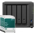 Produktbild: Synology DS425+ 16TB Plus HDD NAS-Bundle NAS inkl. 4x 4TB Synology Plus HDD 3.5 Zoll SATA