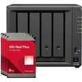 Produktbild: Synology DS425+ 24TB WD Red Plus NAS-Bundle NAS inkl. 4x 6TB WD Red Plus 3.5 Zoll SATA Festplatte