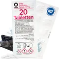 Produktbild: Wicked Chili 20x Chlortabletten für Rudergerät mit Wassertank geeignet für Waterrower, Skandika, Hammer, Aquatabs, Oasis Reinigungstabletten gegen Algen Water Rower (2 Jahresbedarf Wassertabletten)