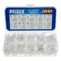Produktbild: 10 Farben 200 Stück 5 mm LED Dioden Sortiments Kit Pack Transparent 2 V - 32 ...