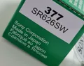 Produktbild: Sony Murata 377 V377 Knopfzelle 376 Uhren Batterie SR66 SR626 AG4 SR626SW ÖZEN