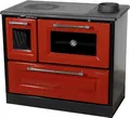 Produktbild: Kaminofen mit Backfach und Herdplatte 4012 Rot Holzofen 8 kW Holz Ofen Mehrfachbelegung Kamin Heizofen Küchenherd