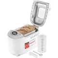 Produktbild: TZS First Austria - Brotbackautomat mit 12 Automatikprogrammen 850W - Vollautomatische Brotbackmaschine 700-1250g Füllmenge - Bread Maker mit Sich... - Weiß